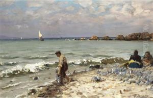 Fishermen On The Shores Of The Bosphorus