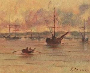Tramonto Sul Bosforo by Fausto Zonaro
