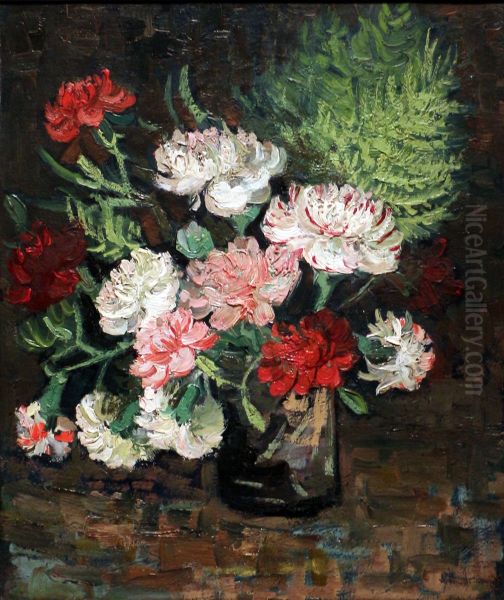 Vase with Carnations - view 1