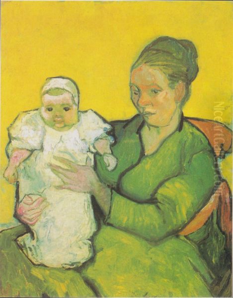Mother Roulin With Her Baby - view 1