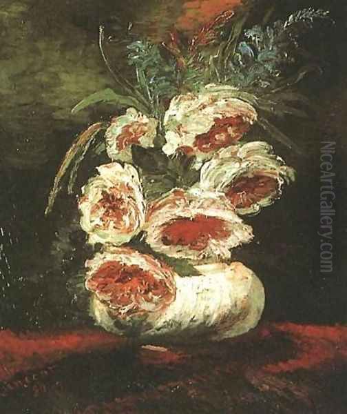 Vase With Peonies - view 1