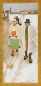 Kyrkfolk by Anders Zorn