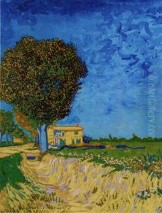 Lane Near Arles A by Vincent Van Gogh