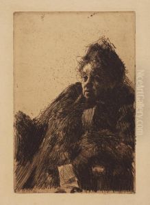 Mme Simon Ii by Anders Zorn