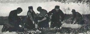 Potato Digging (Five Figures)