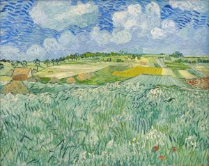 Plain Near Auvers by Vincent Van Gogh