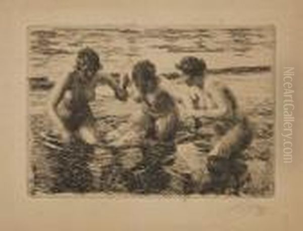 Les Trois Baigneuses - view 1