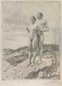 De Tva by Anders Zorn