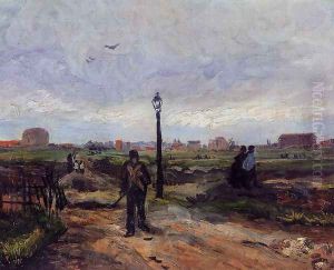 Outskirts Of Paris by Vincent Van Gogh