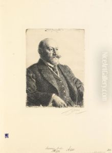 Sir Ernest Cassel by Anders Zorn