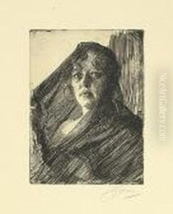 Gerda Lundequist. by Anders Zorn