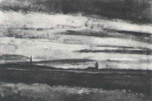 Landscape With A Church At Twilight
