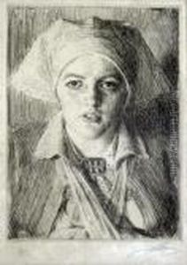 Gulli Ii Asplund 280, Hjert 165 by Anders Zorn
