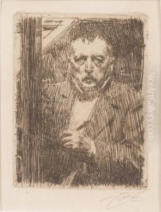 Sjalvportratt by Anders Zorn