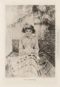 On The Thames by Anders Zorn