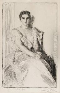 Mrs Cleveland Ii by Anders Zorn