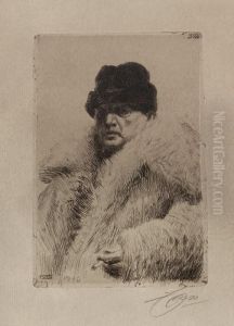 Selfportrait 1916 by Anders Zorn