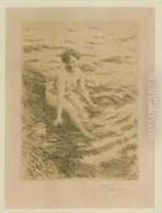 Wet (asplund 240; Hjert/hjert 260) by Anders Zorn