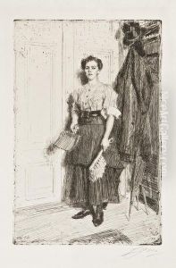 New Maid by Anders Zorn