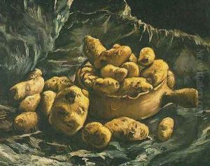 Still Life With An Earthen Bowl And Potatoes