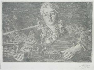 Ols Maria by Anders Zorn