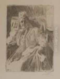 Ankedrottning Sophia by Anders Zorn