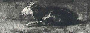 Lying Cow II by Vincent Van Gogh