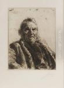 Gammal Knekt by Anders Zorn