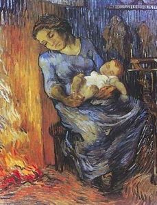The Man Is At Sea (after Demont Breton) by Vincent Van Gogh