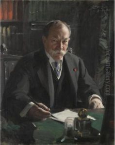 Portratt Av Ambassador David Jayne Hill (portrait Of Ambassador David Jayne Hill)