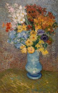 Vase With Daisies And Anemones by Vincent Van Gogh