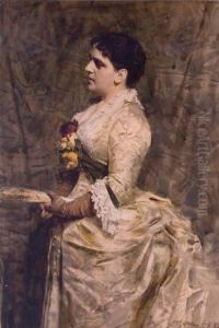 Portrait Of Mrs. John Hay (nae Clara Stone) by Anders Zorn