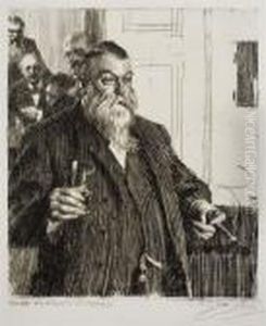 A Toast Ii by Anders Zorn