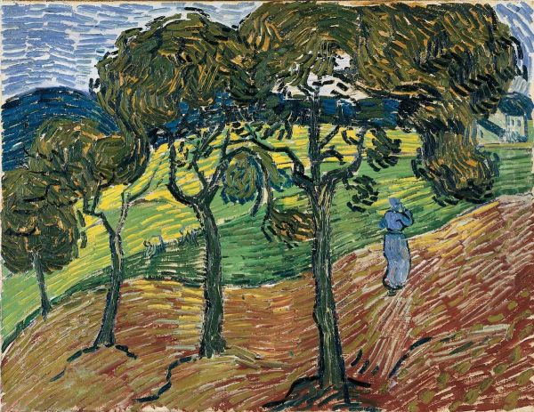 Landscape With Trees And Figures - view 1
