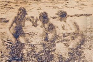 Mot Strommen 1919 by Anders Zorn