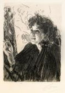 Cigarettrokerska Ii by Anders Zorn