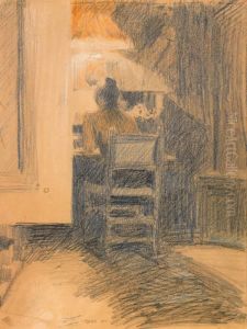 Emma I Ateljen by Anders Zorn