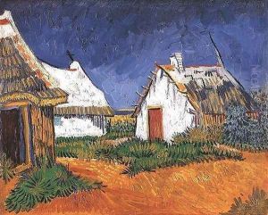 Three White Cottages In Saintes Maries