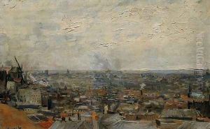 View of Paris from Montmartre by Vincent Van Gogh