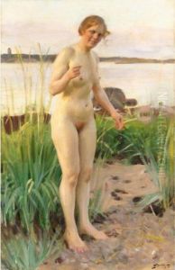 Smalandska (girl From Smaland) by Anders Zorn