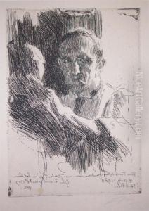Prince Paul Troubetzkoy Ii (bust) by Anders Zorn