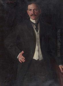 Portrait Of Mr. Richard Howe>. by Anders Zorn