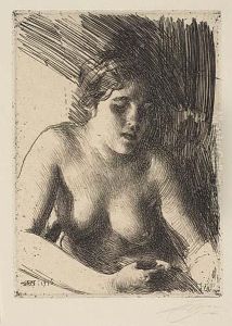 Bust>. by Anders Zorn