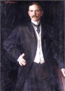 Portrait Of Mr. Richard Howe by Anders Zorn