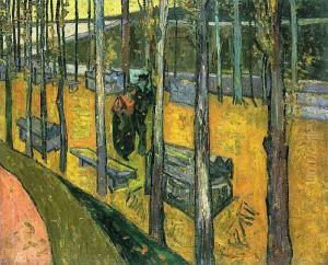 Les Alyscamps II by Vincent Van Gogh