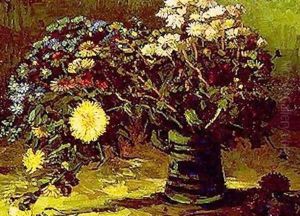 Vase With Daisies