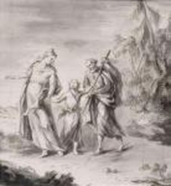 The Flight Into Egypt - view 1