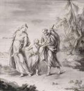 The Flight Into Egypt by Francesco Zuccarelli