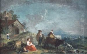 Paesaggio Con Viandanti E Armenti Paesaggio Con Viandanti E Armenti