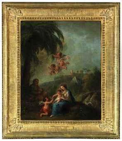 The Holy Family In Egypt - view 1